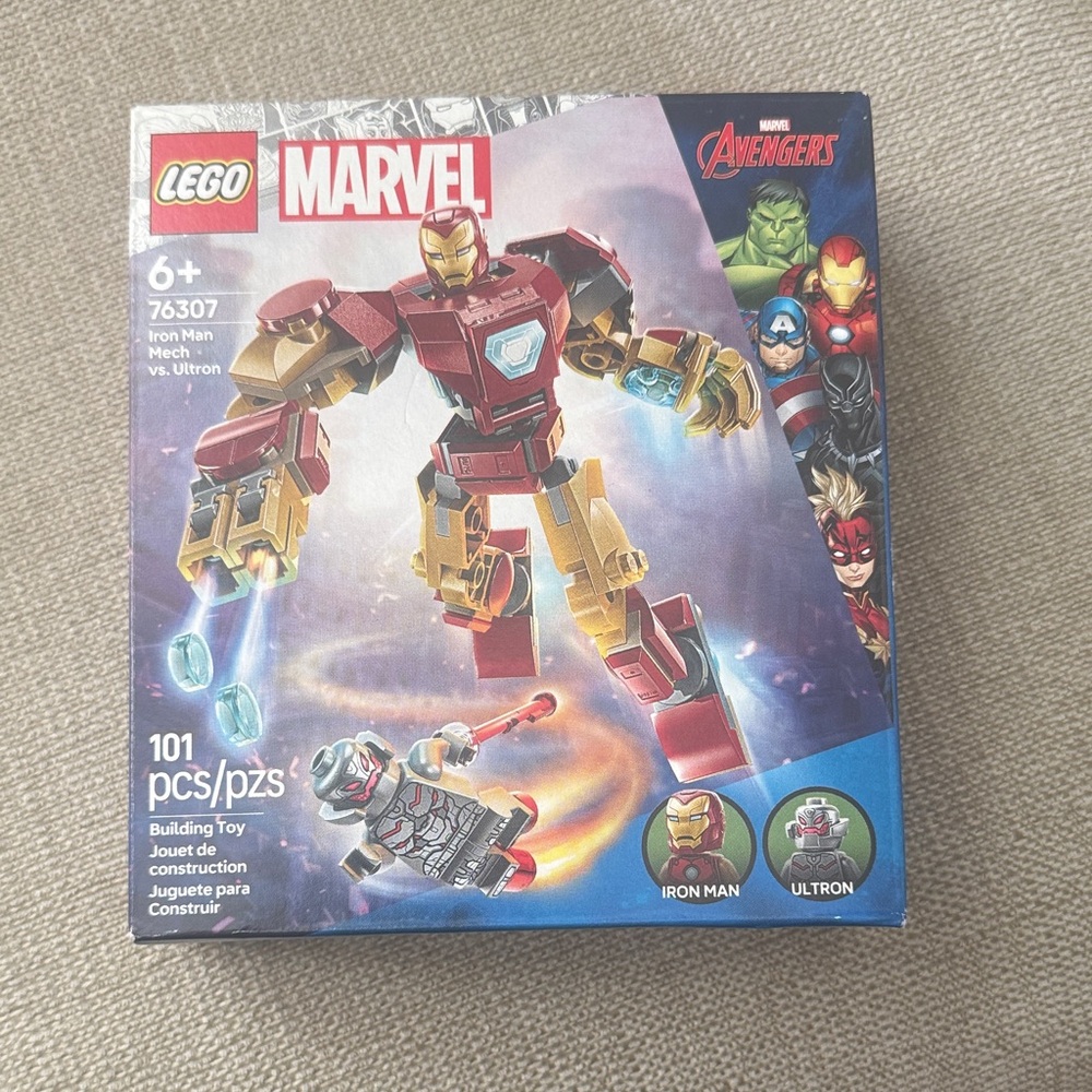 LEGO Marvel Avengers Iron Man Mech Set - Red and Gold